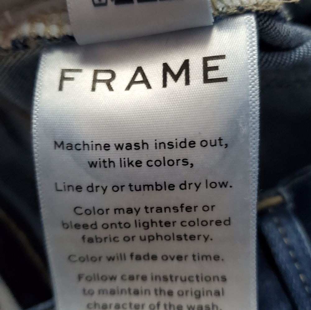 Frame Le Sylvie Kick Boot Raw Edge -Size 28 - image 7